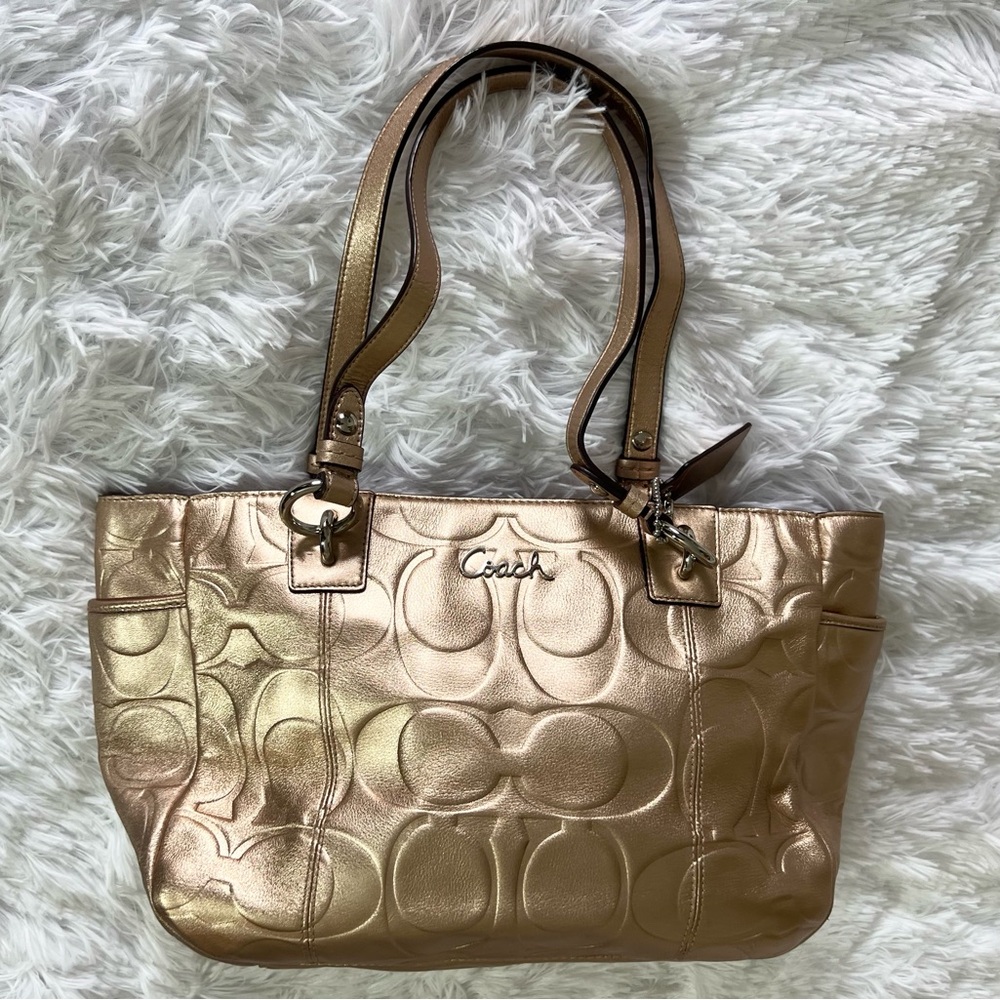 Coach Gold Tote Bag